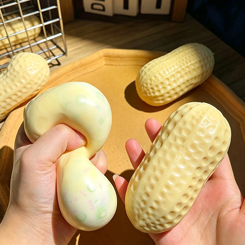 Knuspriges Erdnuss-Squishy-Fidget-Spielzeug, Knusprige Squishies, Quetsch-Stressball-Spielzeug, ASMR Anti-Stress-Entspannung, Handentspannung, Geschenk-Spielzeug – Detail 4