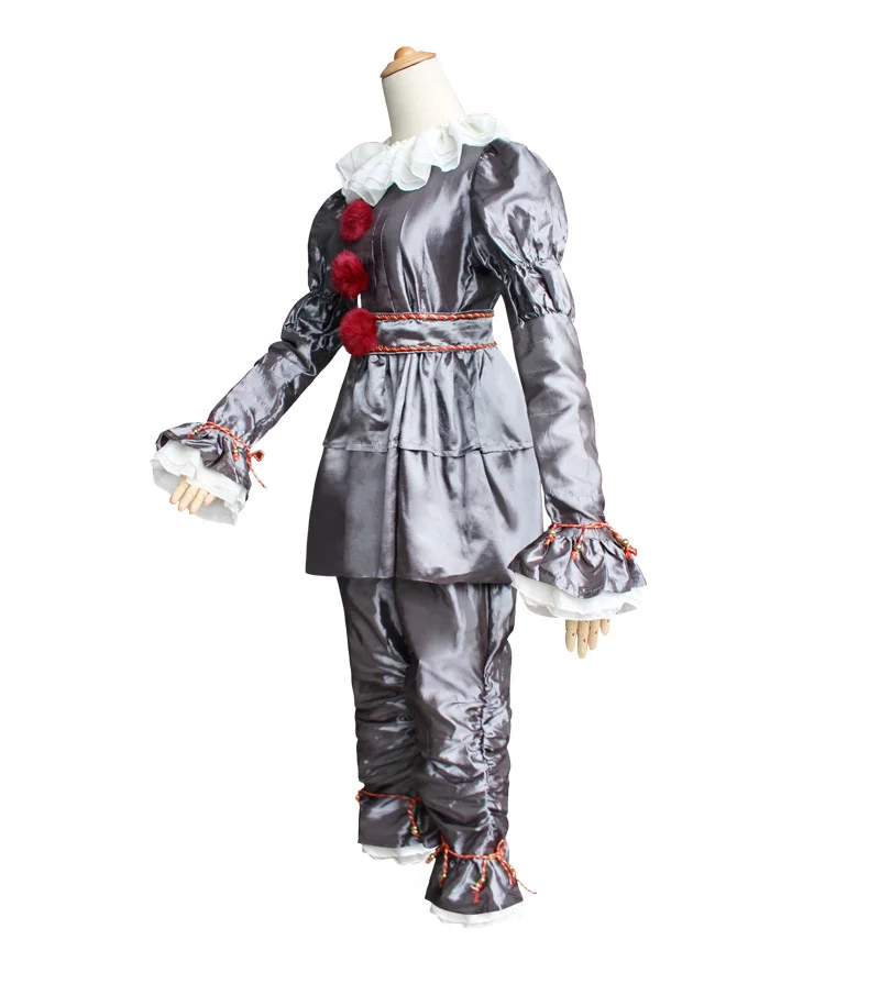 Scary Clown COS Costume Set IT Pennywise Costume Halloween cosplay styling must-have Halloween Party Role Playing Set Unisex image 3