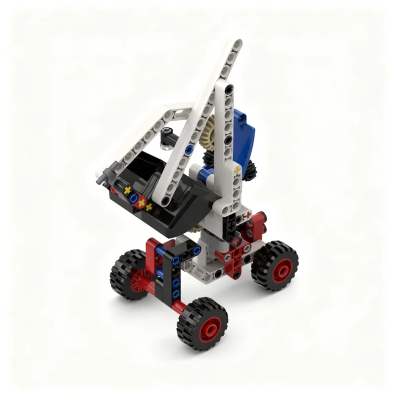 ตัวต่อรถขุด MOC 104 ชิ้น ของเล่นตัวต่อประกอบเอง ของขวัญคริสต์มาส สร้างสรรค์ ฝึกทักษะการเรียนรู้