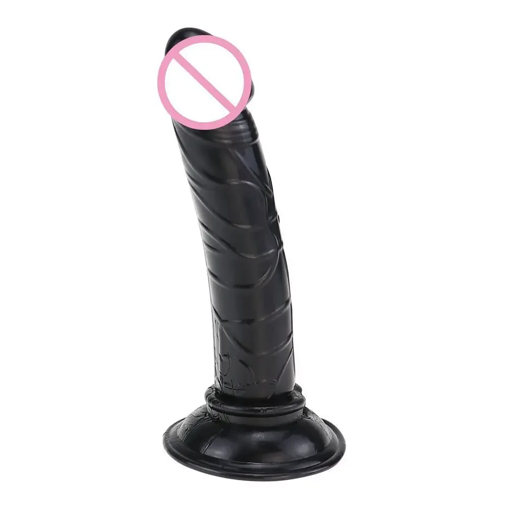 Porno mini jelly dildo para a mulher pênis pequeno brinquedo sexual otário pênis de cristal transparente qualidade tpe brinquedos sexuais femininos sex shop