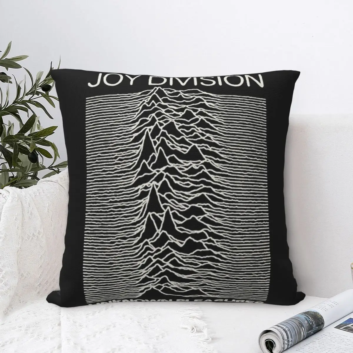 Joy Division Unknown Pleasures Pillowcase Pillows Cover Cushion Comfort Throw Pillow Decorative Cushions Used for Home Bedroom