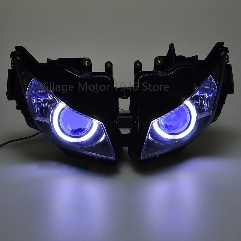 Motorcycle Headlights Head Lights Assembly High Low Beam Led Angel Eye Devil Eye Headlamp For Honda CBR1000RR 2008 09 2010 2011