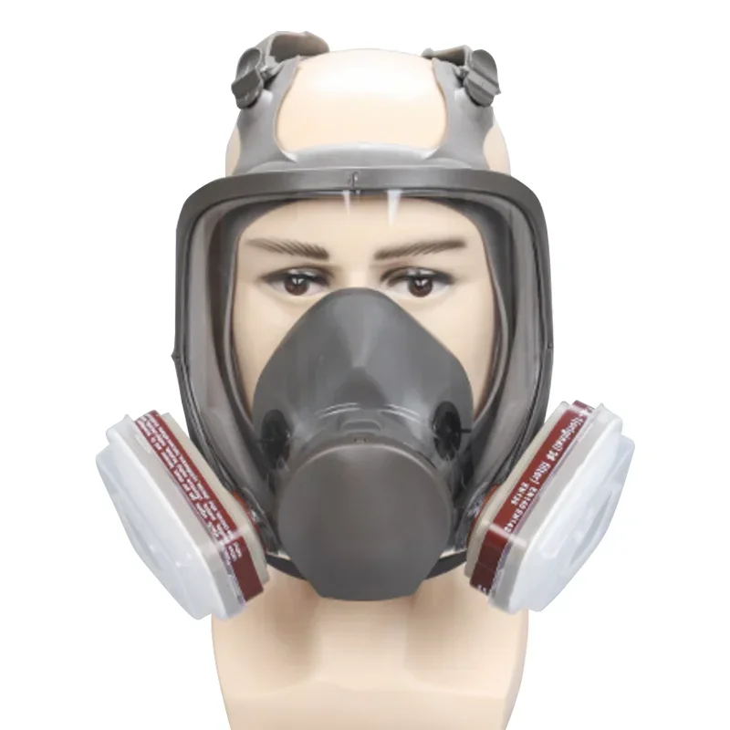 Respiratory Protection Full Face Mask Reusable Dust Toxic Chemical Gas Mask Filter Organic Gases fast shipping
