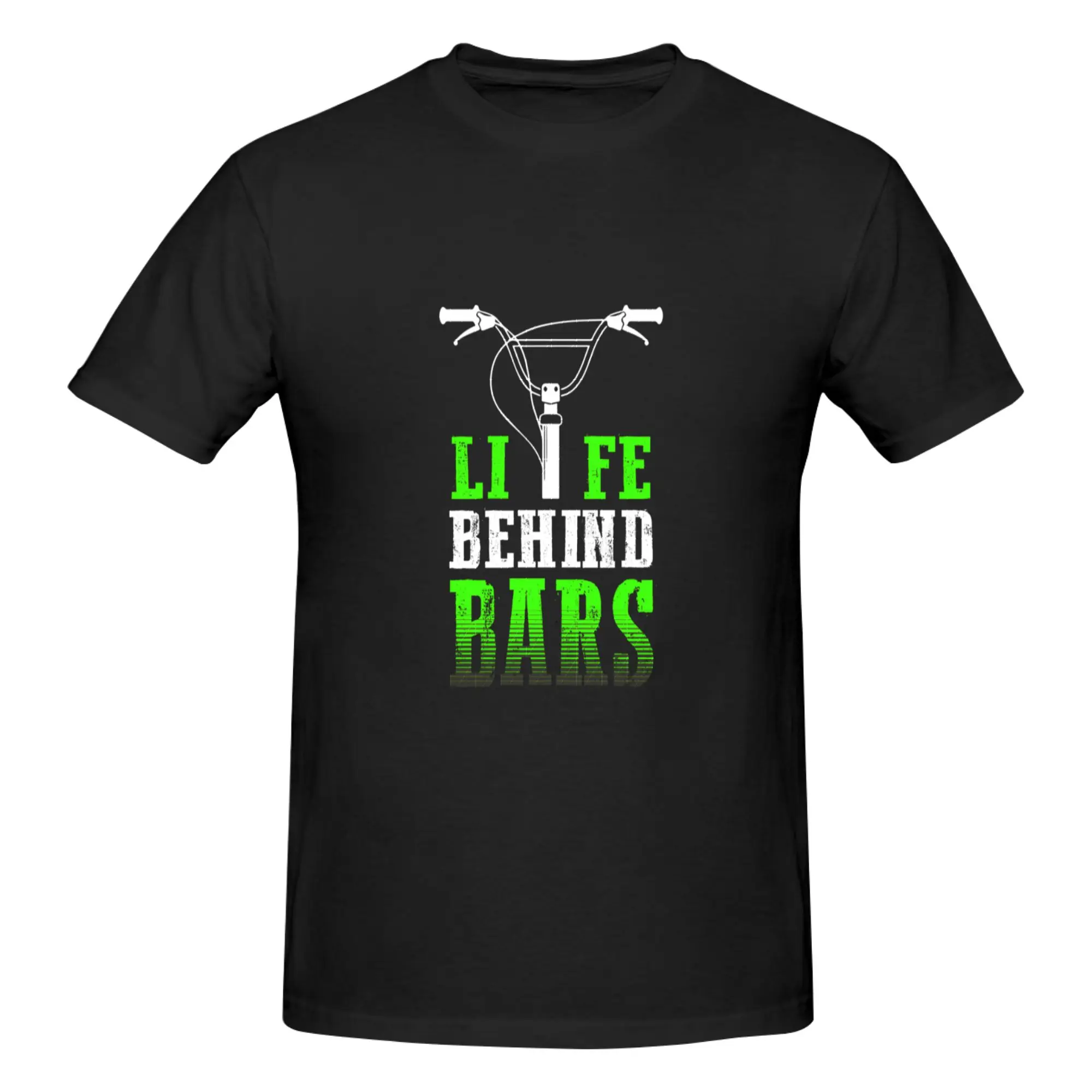 Funny Life Behind Bars Funny Cycling design for Spin Class  Men's Printed T-Shirt Unisex T shirtAnime Manga