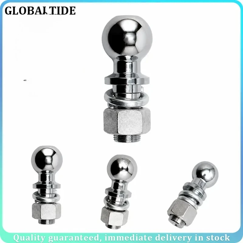50mm Shank Chrome Hitch Mount Tow Ball Capacity Trailer Coupling RV Camper Caravan Accessories Towing Parts