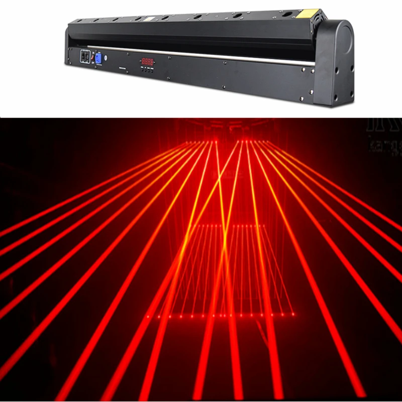 

Eight LED beam lights eight eyes laser scanning wedding performance equipment bar KTV disco lights stage lights