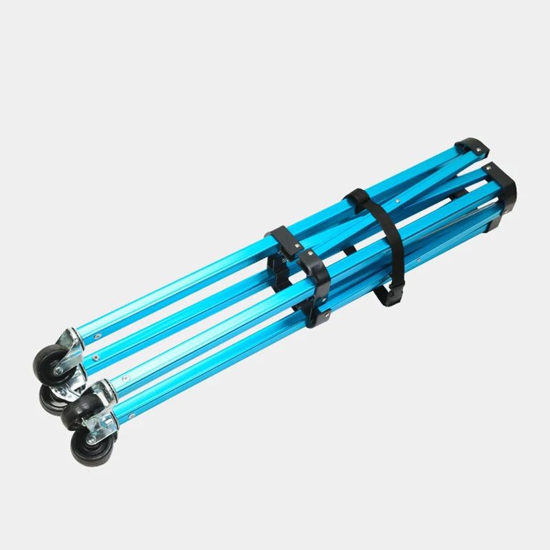 Foldable Tennis Coach Car Large Capacity Tennis Trolley Aluminum Alloy Balls Collection Boxes Professional Sports Accessories view 4