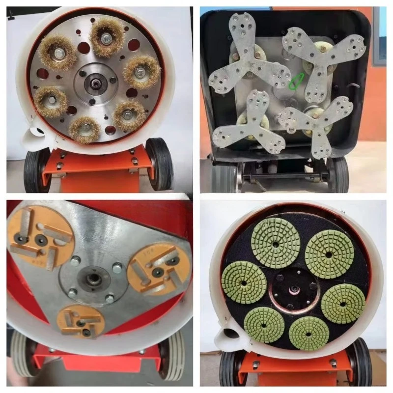 Concrete Polishing Machine Floor Grinder Electrical 220/380v Terrazzo Concrete Floor Grinder with Vacuum