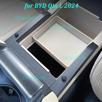 Car Center Console Armrest Push-pull Storage Box for BYD Qin L 2024 Under Center Console Storage Box Interior Accessories