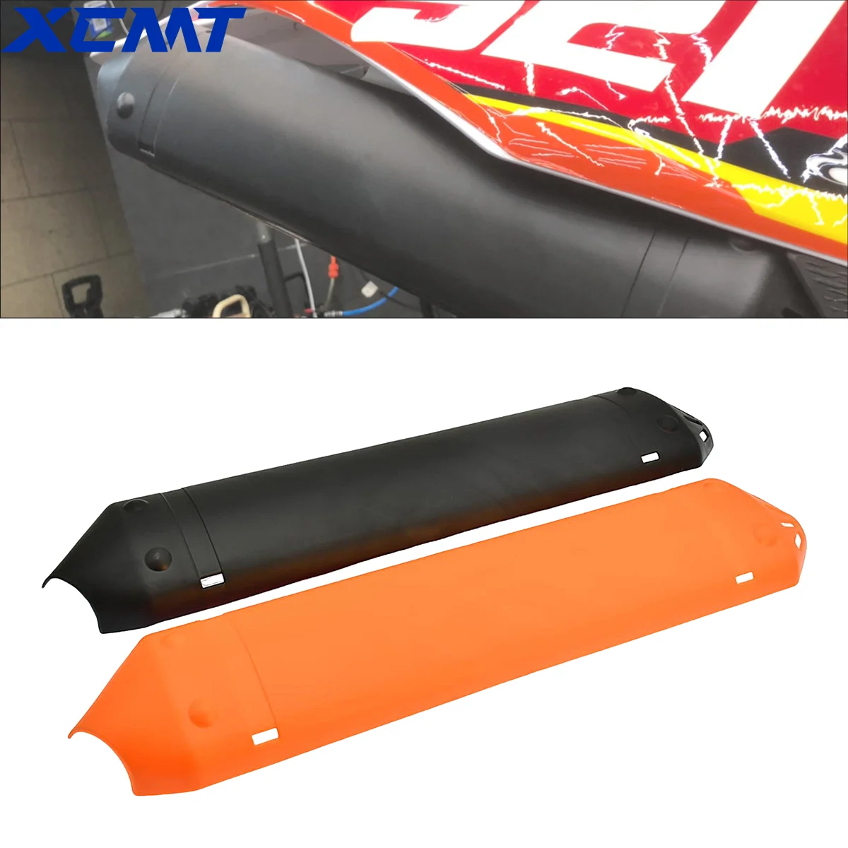 

Motorcycle 2024 Heat Shield Exhaust Protective Cover For KTM EXC 250 300 TPI XC XC-W For Husqvarna TE250 TE300 2T 2020 2022 2023