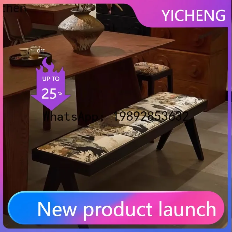 

X7 Vintage Style Long Dining Table Home Solid Wood Dining Table Creative