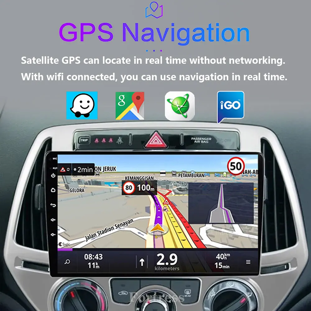 Android 16 para Hyundai i20 2008 2009 2010 2011 2012 2013 2014 reproductor de Radio Multimedia para coche WIFi + 4G DSP pantalla táctil Carplay Auto 4