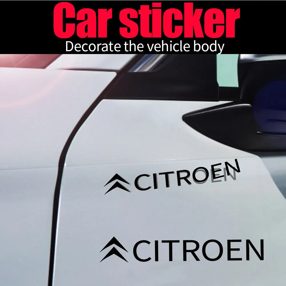 4pcs Car Door Handle Sticker Car Trunk Body Decoration Decal For Citroen C1 C2 C3 C4 C4L C5 C6 C7 C8 VTS C-ELYSEE Berlingo Xsara