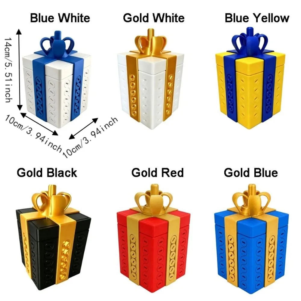 Funny Annoying Gift Box Detachable Twist Storage Prank Screw Box Decorative with Screws Surprise Money Puzzle Box For Christmas - view 6