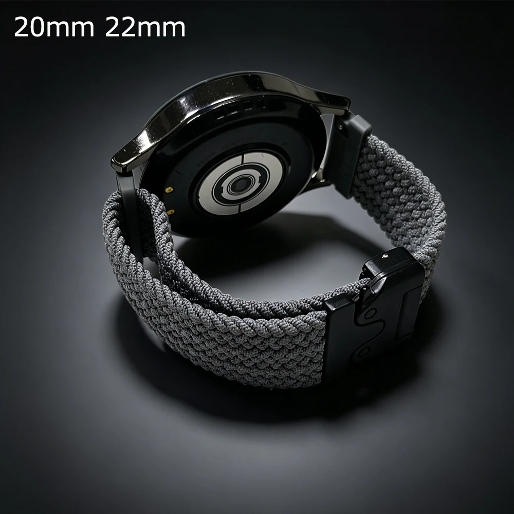Parachute Strap For Amazfit Cheetah 2 Ultra 48mm/BALANCE Nylon 20/22mm Bracelet For Amazfit Bip 6/GTR 2 3 4/GTS 2 4 mini correa