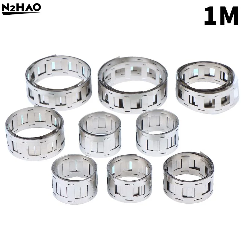 1 Roll Lithium Battery Nickel Strips 1Meter 0.15*20.2mm 2P Nickel Plated Steel Strip For 18650 Battery Pack Spot Welding