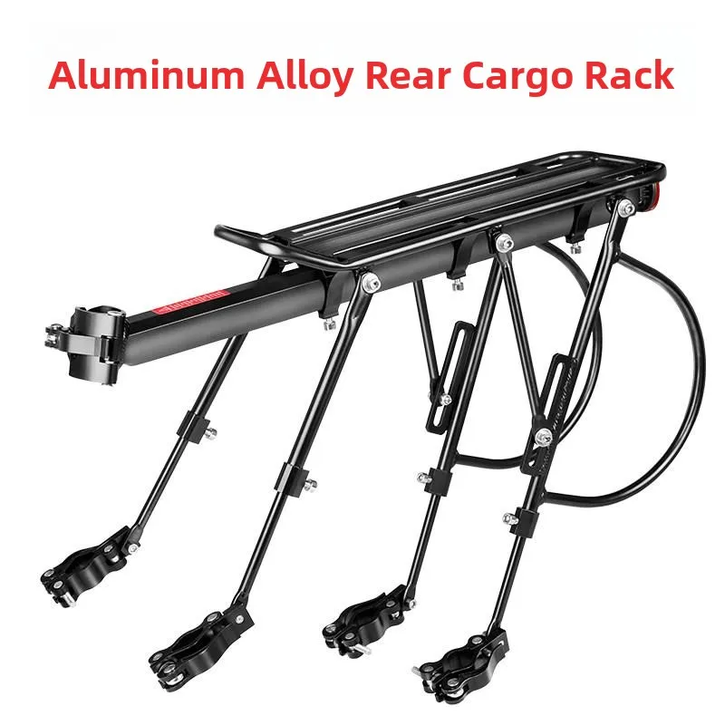 

Задний багажник для горного велосипеда, удобный в разборке, грузовой держатель для велосипеда, одинарный задний багажник для шоссейного велосипеда, аксессуары для перевозки багажа