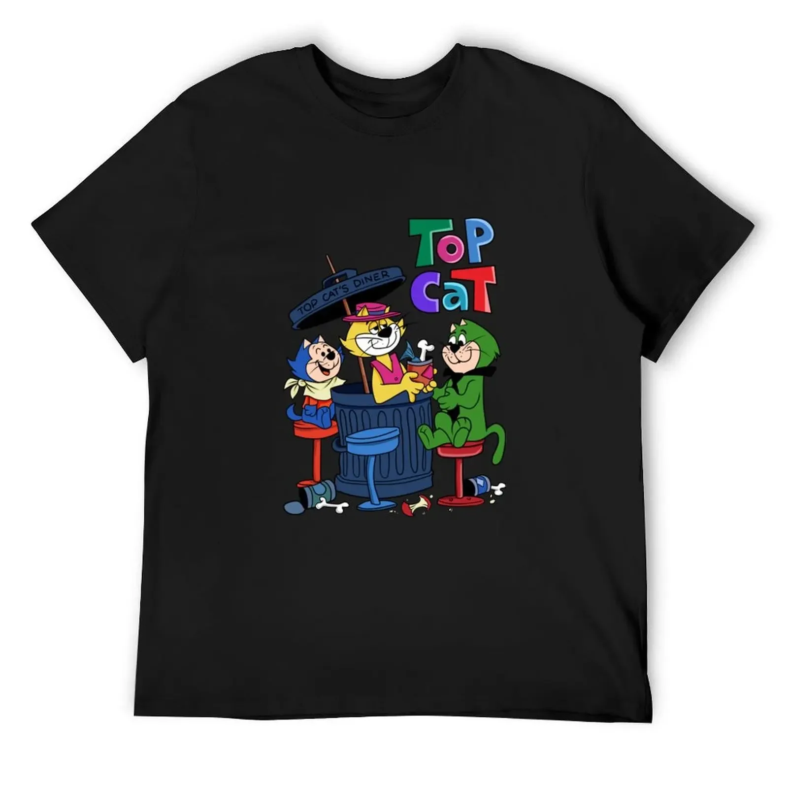 

Top cat T-Shirt new gifts and t-shirts anime clothes oversize t-shirts man Men's t-shirt