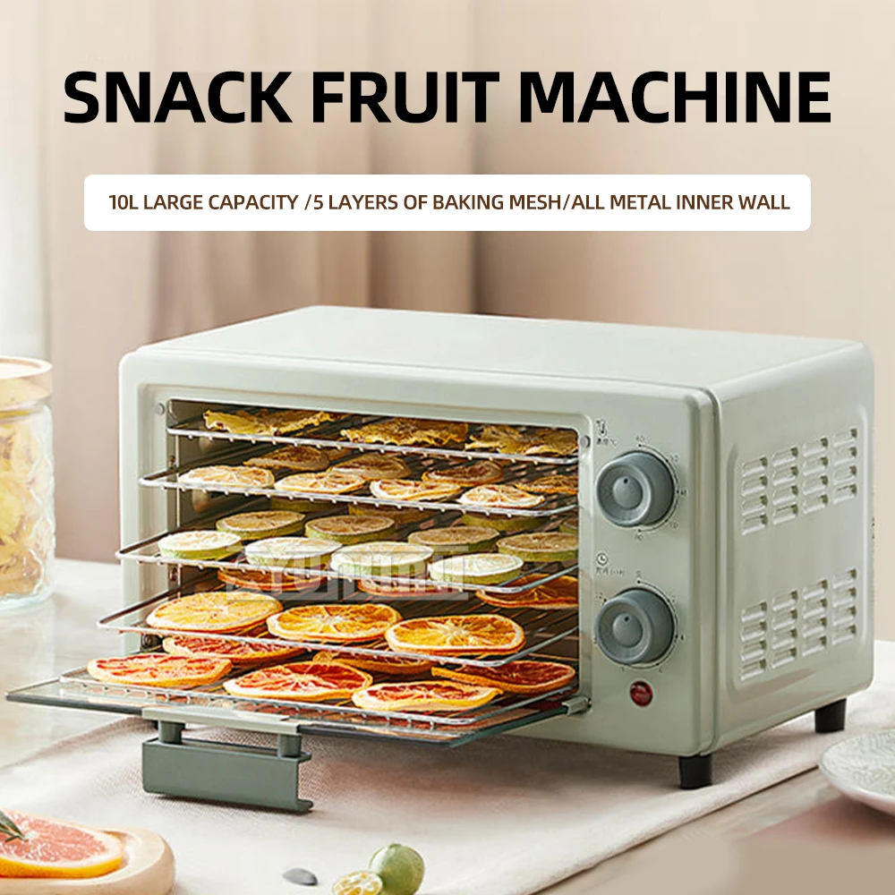 10L Household Multi-Functional Dehydrator for Drying Fruits, Meat Fruit and Vegetable Dryer Food Dehydrator