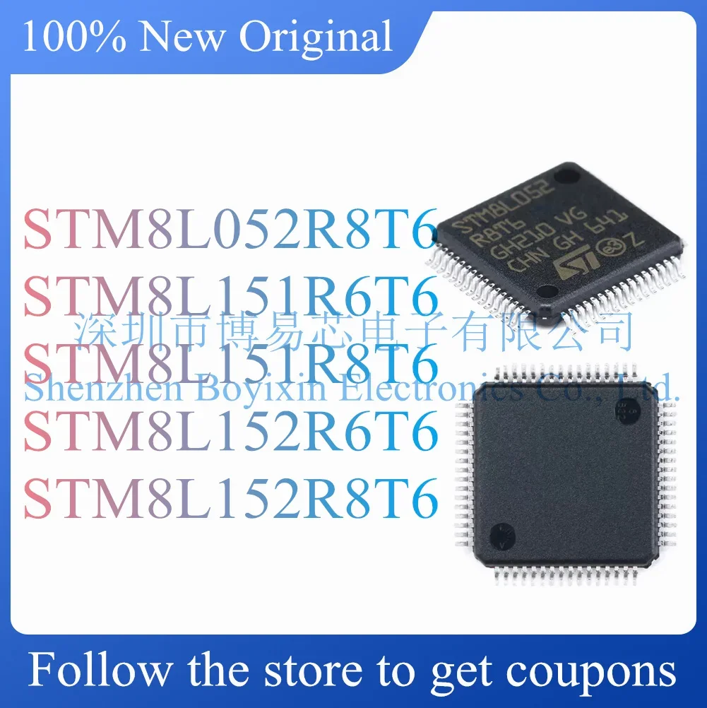 NEW STM8L052R8T6 STM8L151R6T6 STM8L151R8T6 STM8L152R6T6 STM8L152R8T6 Original Product