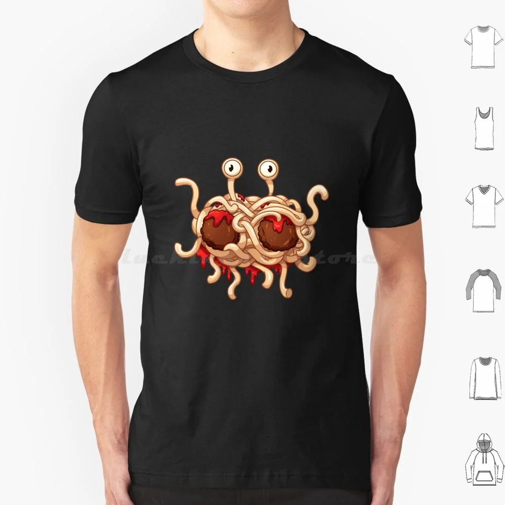 Flying Spaghetti Monster T Shirt Men Women Kids 6Xl Fsm Pastafarian Flying Spaghetti Monster Pasta Spaghetti Monster Flying