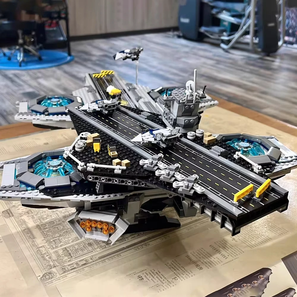 2996PCS 기술 방패 Helicarrier 모델 빌딩 블록 조립 장난감 벽돌 호환 76042 어린이를위한 선물 어린이 성인