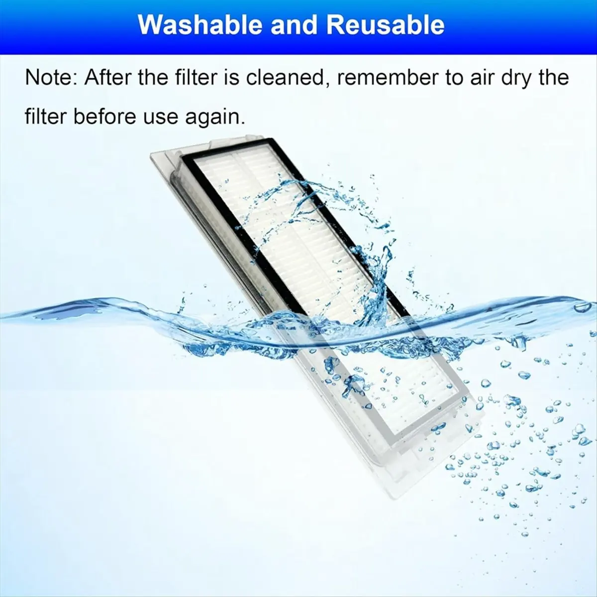 

Комплект из 8 запасных частей для фильтра Q5 для пылесоса Q5, Q5 + Q5 Plus Hepa Filter