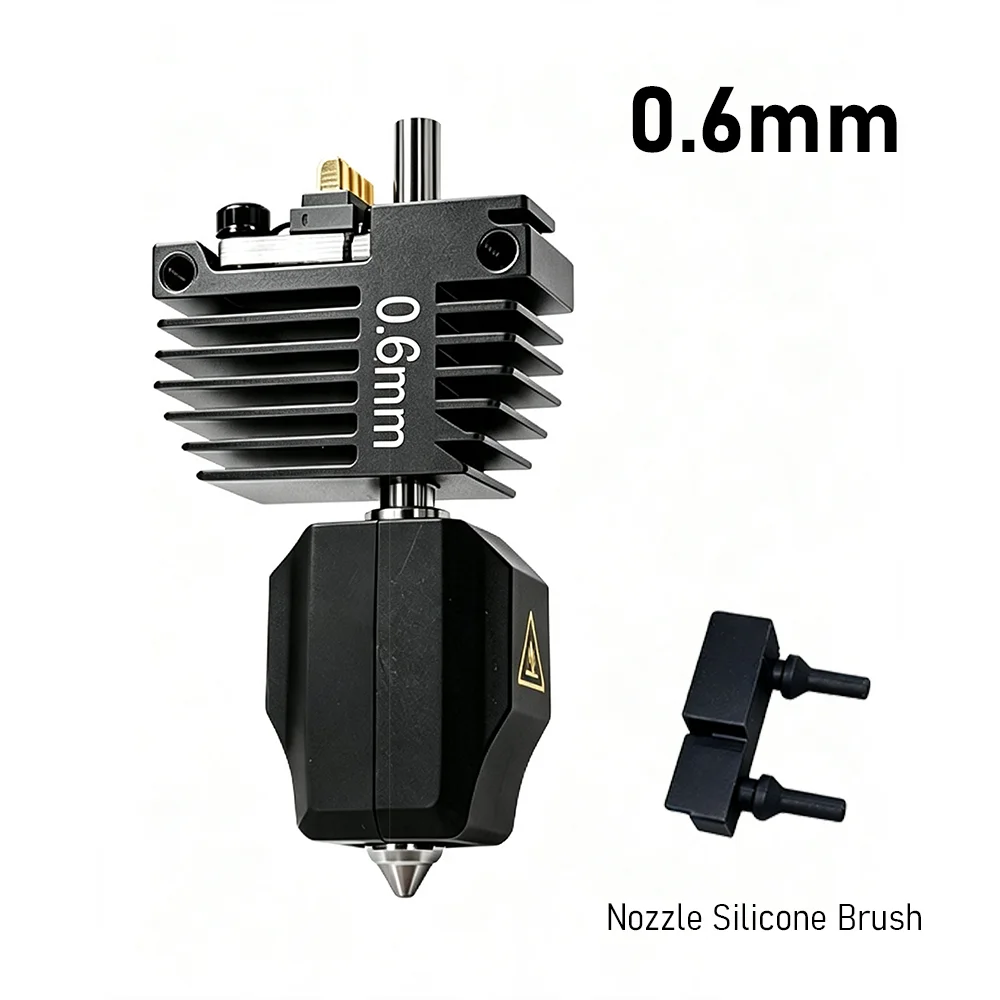 C5-Serie Hotend für Flashforge Creator 5/5 Pro, Düse aus gehärtetem Stahl 0,25/0,4/0,6/0,8 mm, Extruder-Hot-End-Ersatzteile