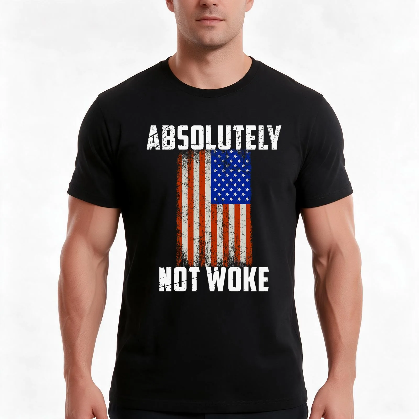 Not Woke Absolutely Anti Woke Cancel Cancel Culture T-Shirt, Summer Casual Cotton Tee, Oversized Streetwear Tops, 100% Cotton