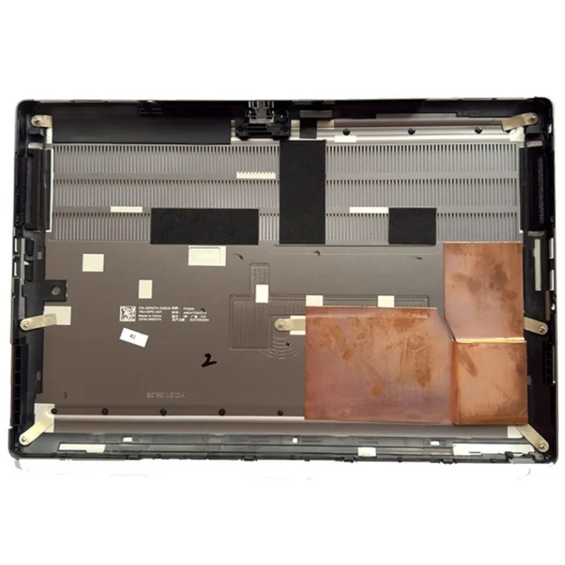 f  For DELL Precision 7550 Laptop Bottom Base Cover  with SC Slot Silver CN-0RR57H