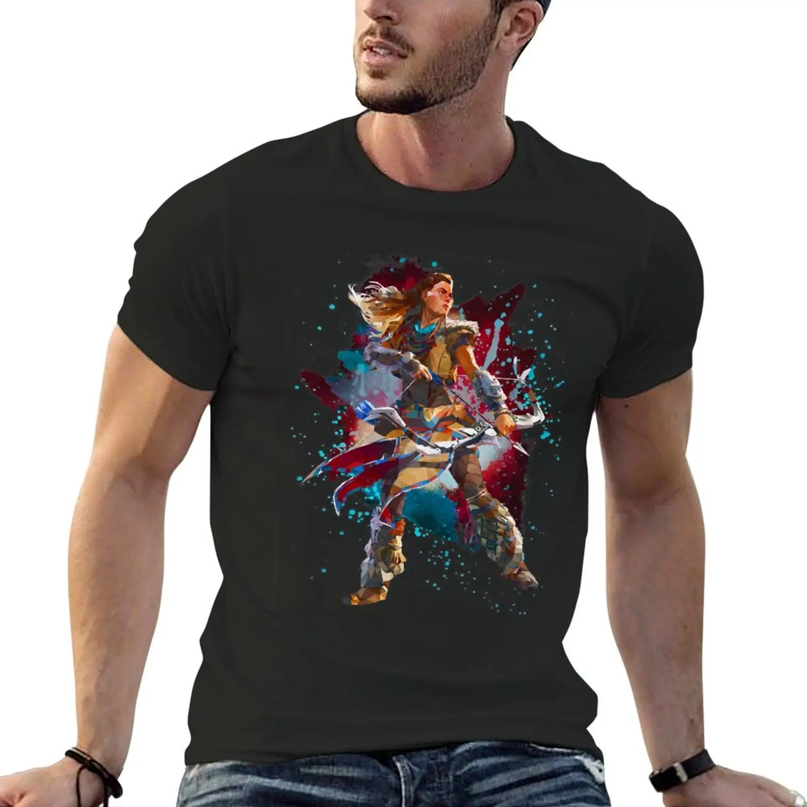 

Zero Dawn T-Shirt customs sublime anime figures rapper graphic tees anime shirts men