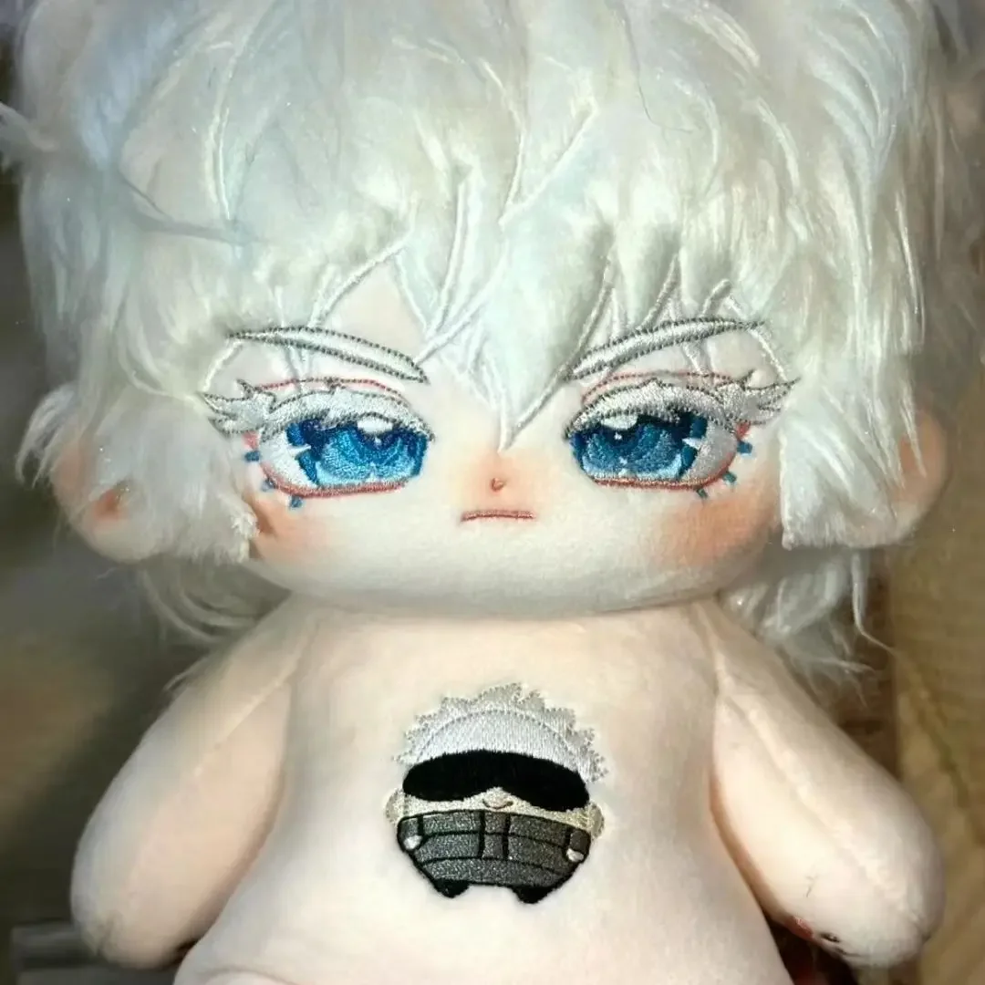 Jujutsu Kaisen Satoru gojou Dress-up Doll อะนิเมะตุ๊กตายัดไส้ตุ๊กตาการ์ตูนตุ๊กตาผ้าเด็กผู้ใหญ่ของเล่นน่ารัก20cm