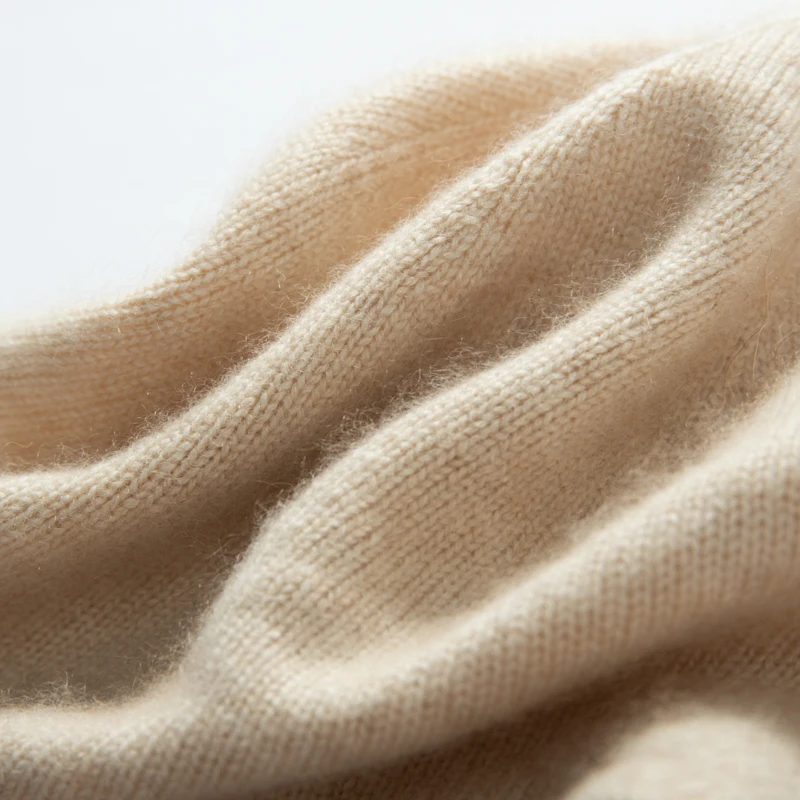 MERRILAMB Winterjacken-Mützen für Damen, lässig, hochwertige reine Kaschmirmütze, einfarbig, weiche, warme, gestrickte Outdoor-Beanie-Mütze – Detail 13