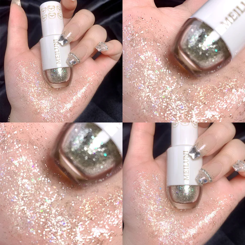 MEILUNI Ombretto liquido stellato Liquido lucido Glitter Paillettes Popping Ins A Tear