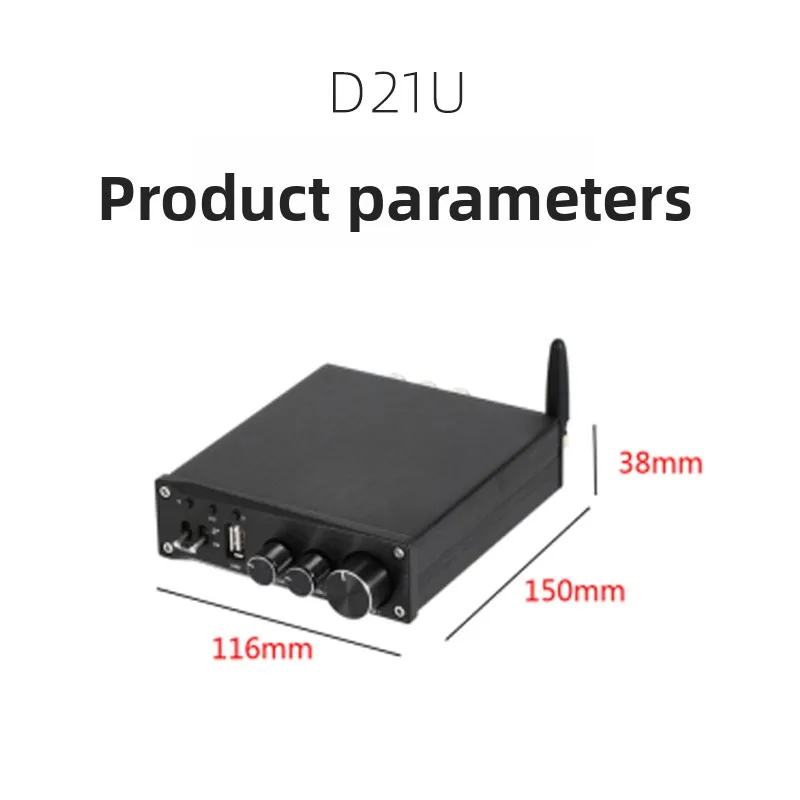 TPA3116 2.1 High Power Class D U Disk, Audio Digital Fever HiFi Bluetooth 3034 5.1 Power Amplifier Home Power Amplifier