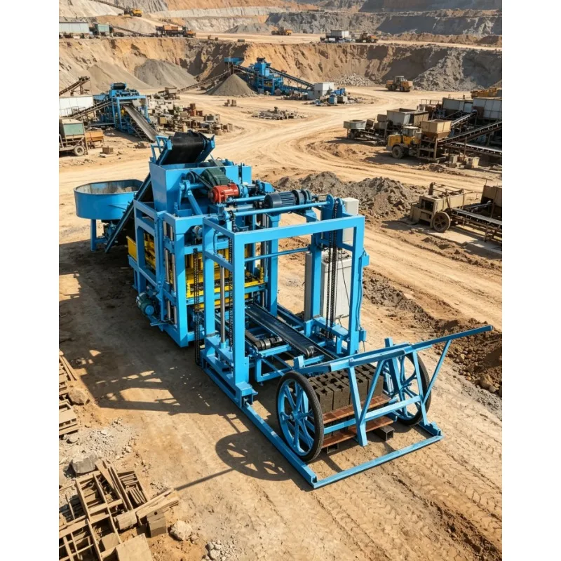 Africa Hydraulic Press Clay Brick Making Machine Red Mud Interlocking Hollow Block Making Machine Clay Brick Burning Machine