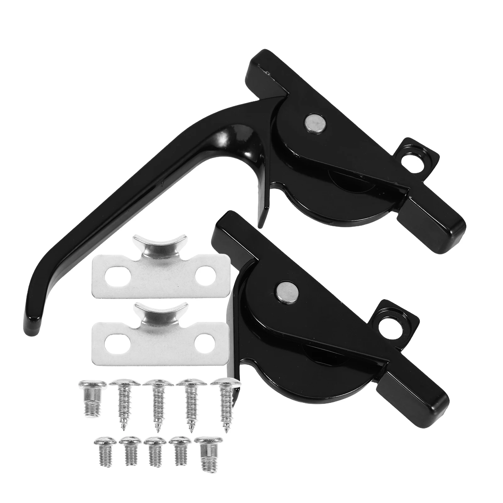 

Casement Window Handle Locking Mechanism Lever Latch Black Security Easy Operation Reliable