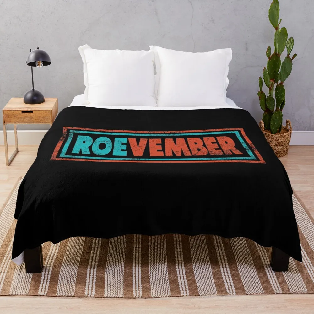 

Vintage Look - Roevember Throw Blanket Blankets For Bed Furry Blankets