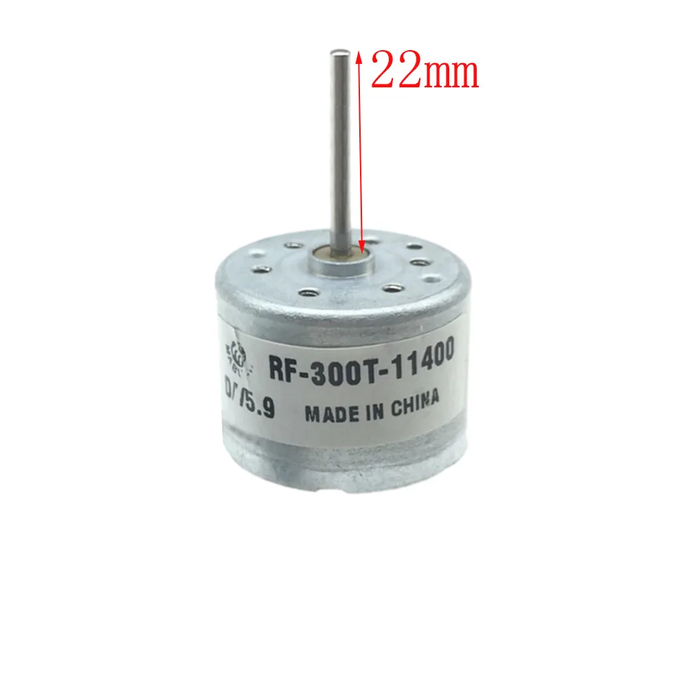 Micro DC Motor RF-310T-11400 DC 3V 5.9V 6V 6400 RPM DC Motor 6mm/10mm/15mm/22mm Long Shaft DIY Mini Fan Motor