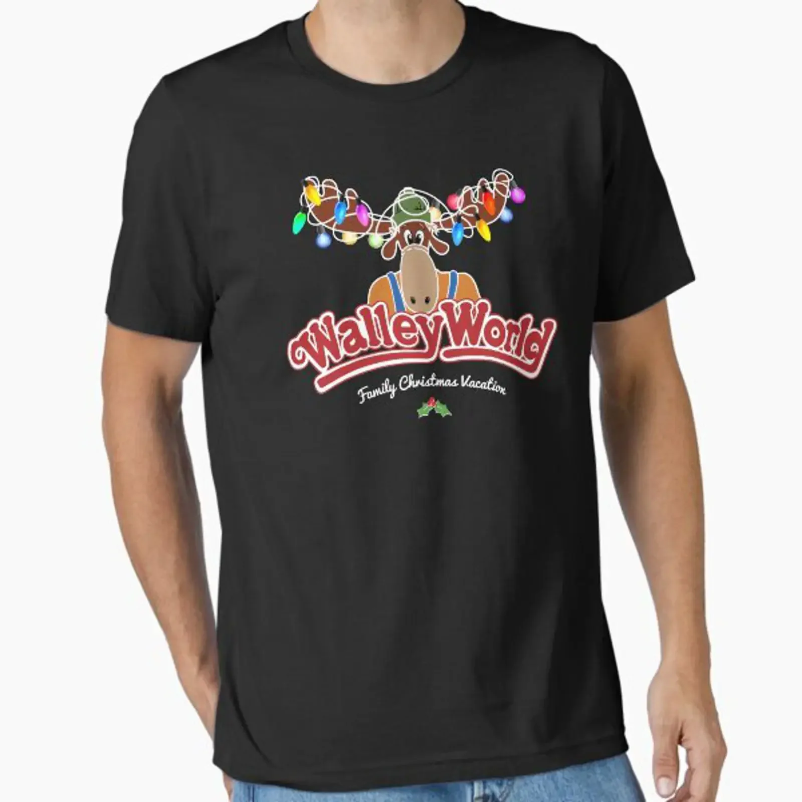 Wally World Christmas Vacation Essential T Shirt vintage Washed Top For Everyday Wear Slightly Casual designer clothes