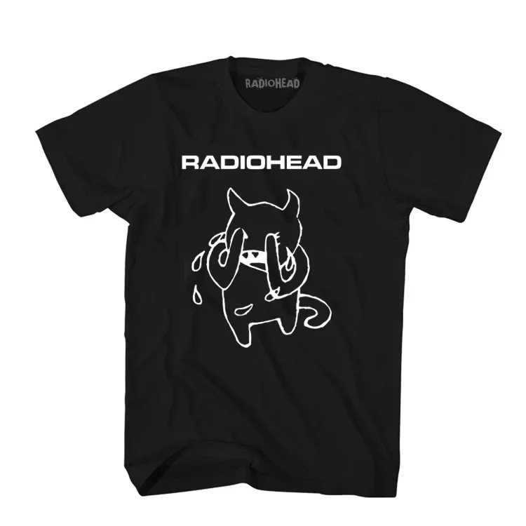 Radiohead T Shirt Men Vintage Classic Tees North America Tour Rock Boy Camisetas Hombre Hip Hop Unisex Tops