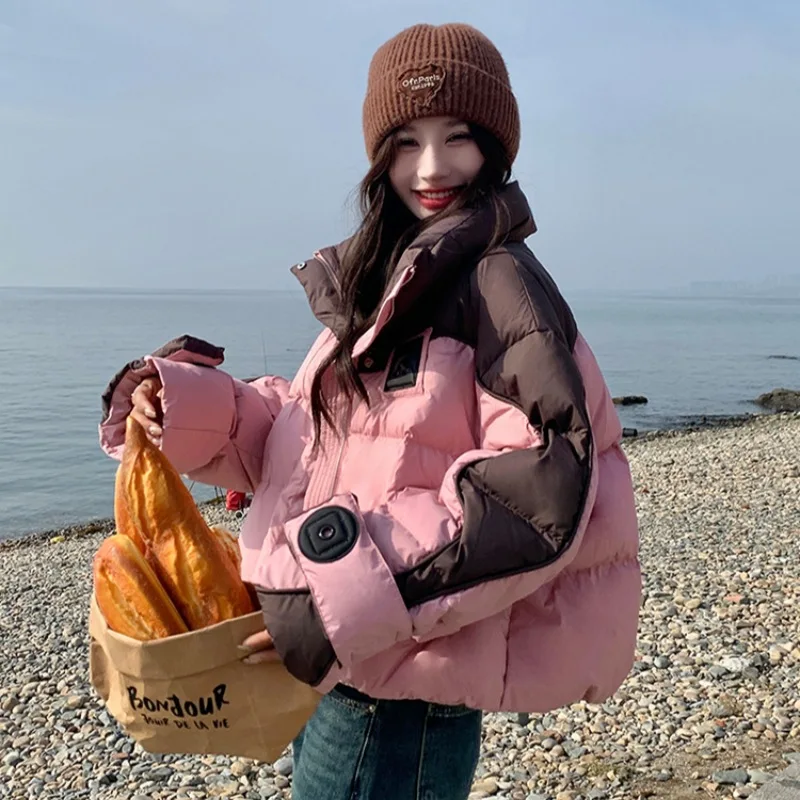 New Women's Winter Short Cotton-padded Coat Korean Version of Loose Fashion Design Sense and Thick Foreign Style Warm Coat