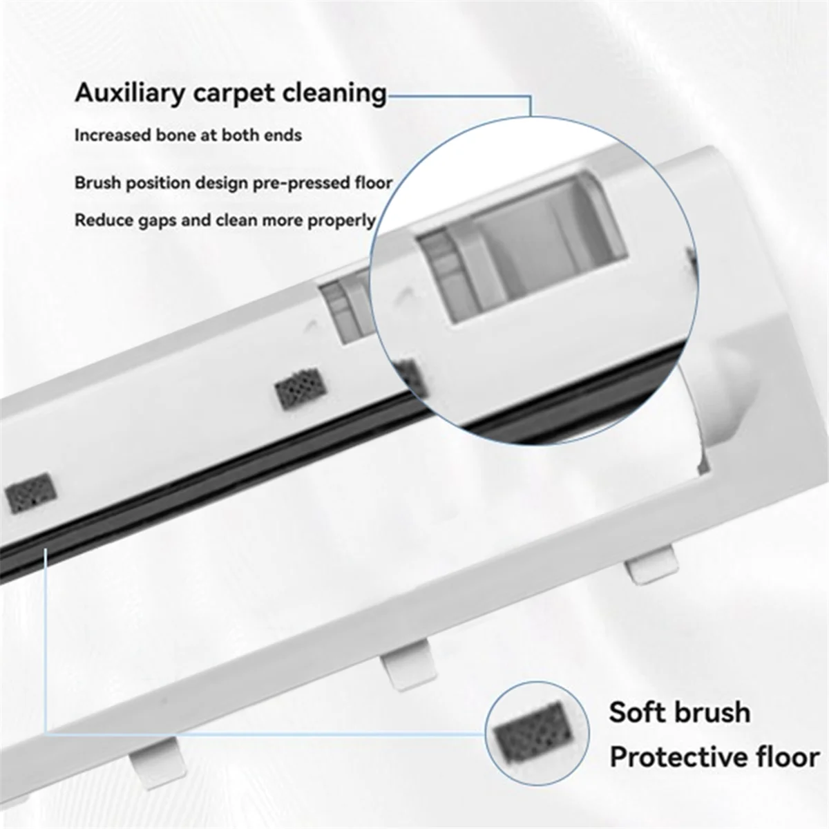 

Крышка основной щетки A46ZZ для пылесоса Roborock Qrevo Curv/P20 Pro, сменные запасные части, крышка роликовой щетки