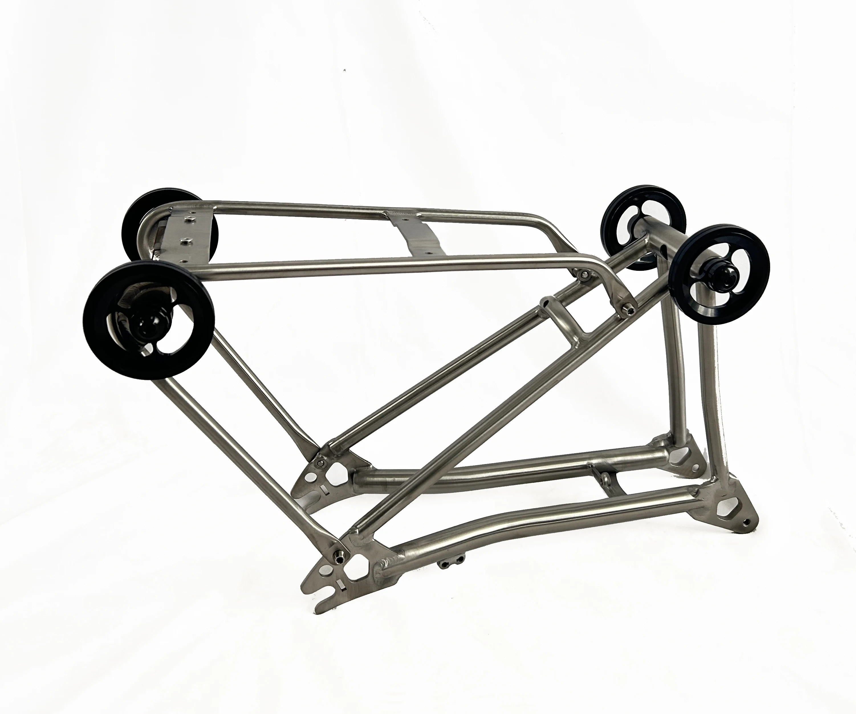 Titanium Folding Bike Rear Rack, P T Line, Wholesale