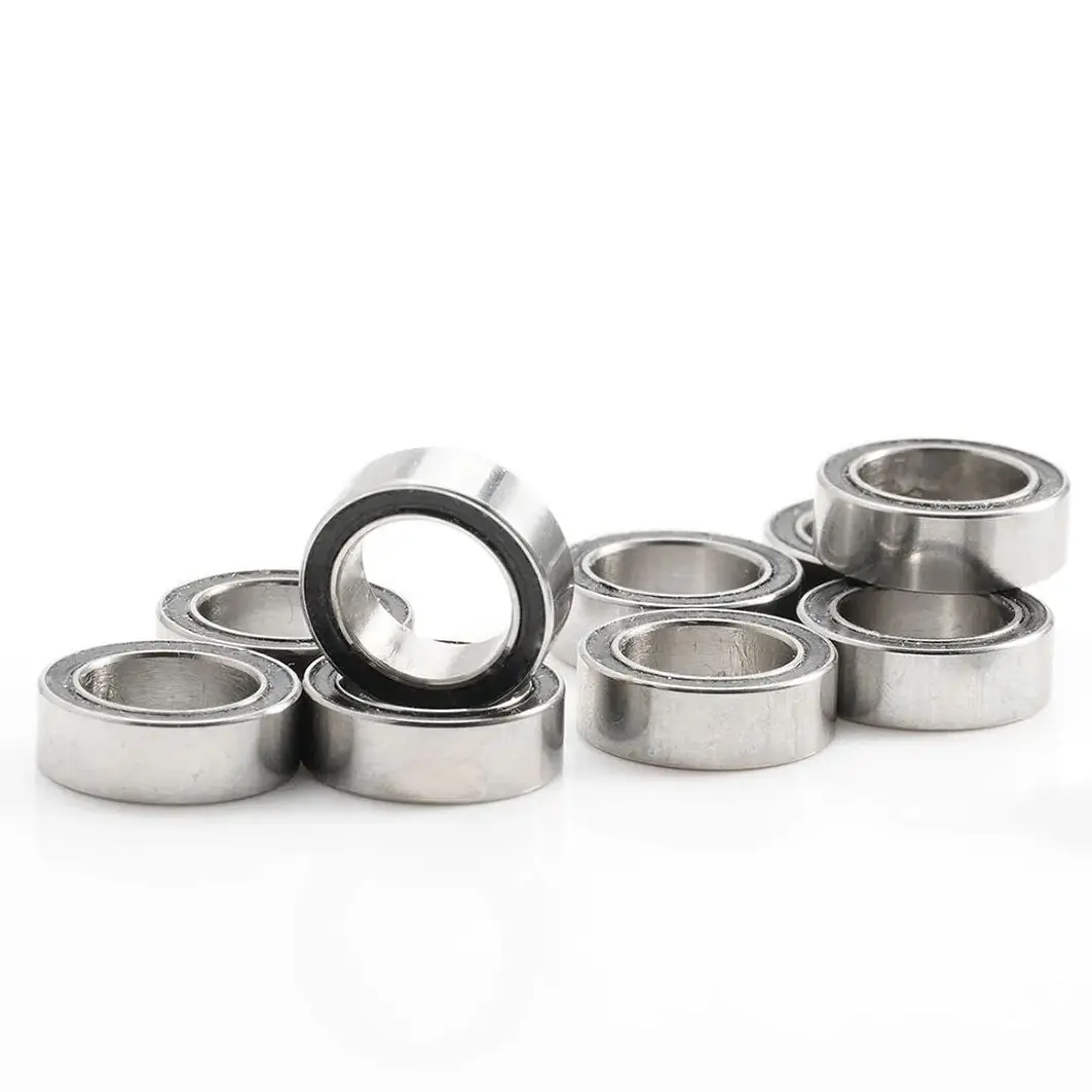 R168RS Lager ABEC-7 10Pcs 1/4 "X3/8" X1/8 "Inch Miniatuur R168 2RS Bal lagers Voor Rc Model Onderdelen R168-RS RI-614DD