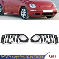 For VW Beetle Cabrio 2006 2007 2008 - 2011 Front Bumper Fog Lamp Light Grille Cover Frame Honeycomb Mesh 1C0807683C 1C0807684C