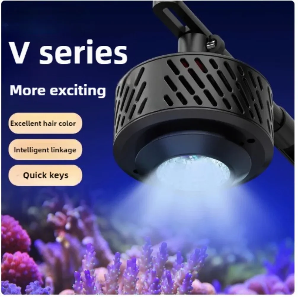 

LED Aquarium Light ,Coral Reef Aquarium Light Clip on Saltwater Fish Tank Lamp Dimming WIFI Bluetooth Control for Seawater Tank