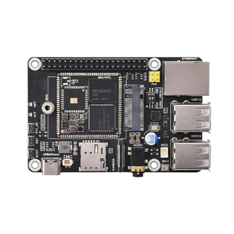 

Встроенная плата разработки Pico Pi B RV1106 Linux, 256 МБ, DDE3L, 0,5 TOPS, вычислительная мощность без модуля WIFI и 4G-Y47A