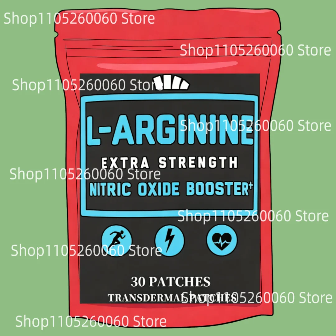 L- Arginine Transdermal Patches Enhanced With Essential Amino Acids Energy, Blood Flow, Heart Health & Stamina 30 Patches