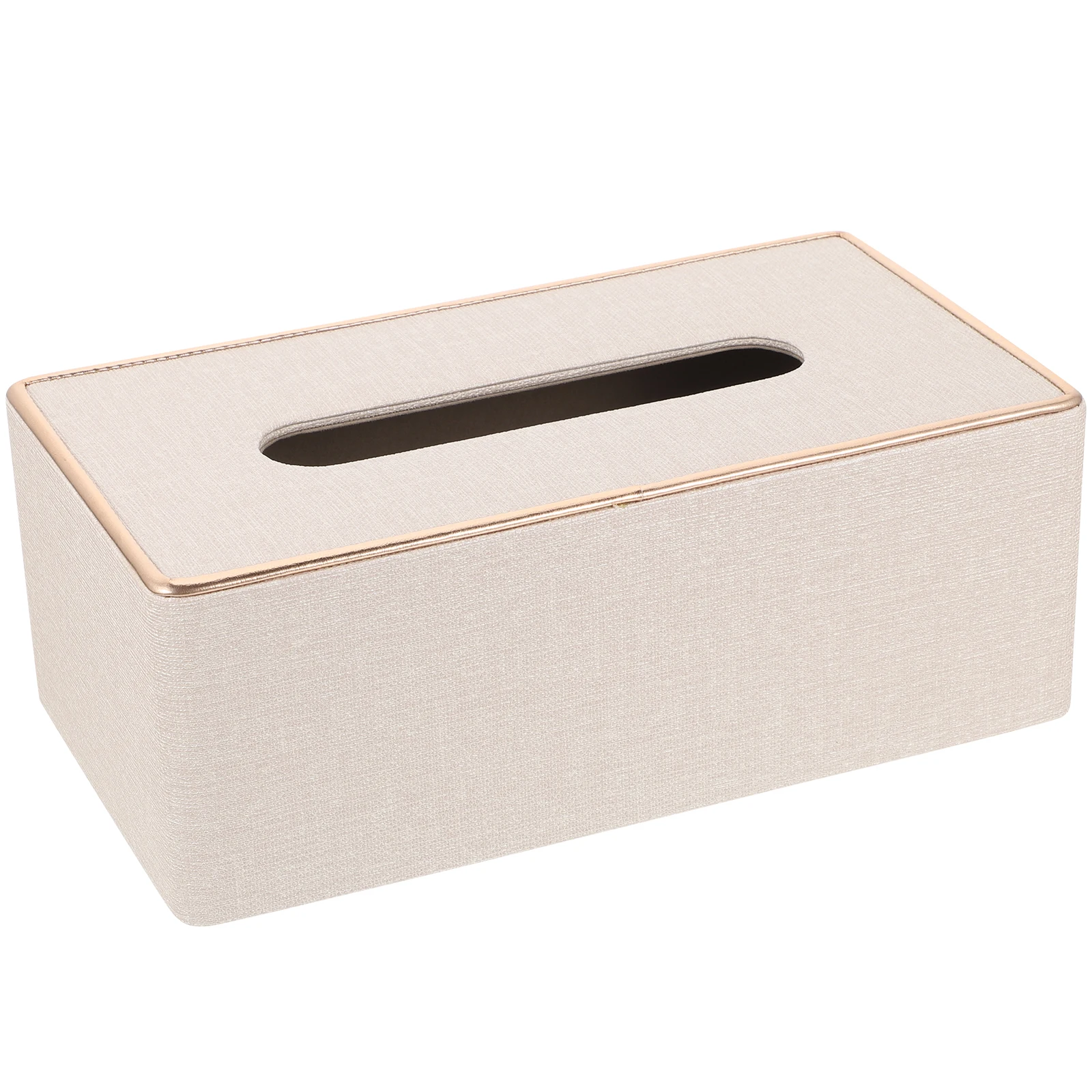 

Cloth-patterned Tissue Box Storage Cases Decorative Paper Holder for Bathroom Bedroom Car Hotel PU Napkin Dispenser